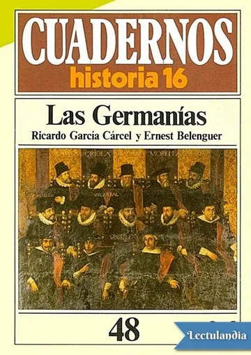 Las Germanías de Ricardo García Cárcel y Ernest Belenguer, portada del libro