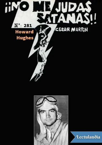 Howard Hughes de César Martín, portada del libro