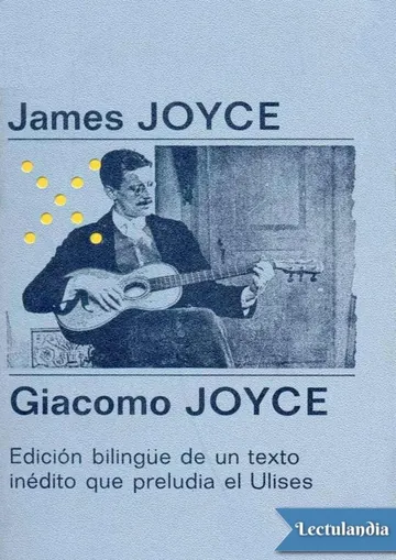 Giacomo Joyce de James Joyce, portada del libro