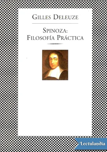 Spinoza: filosofía práctica de Gilles Deleuze, portada del libro
