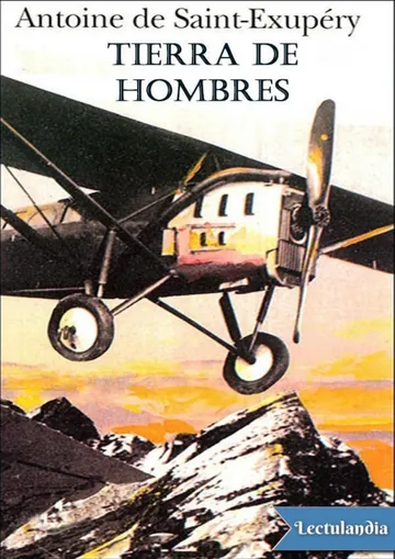 Tierra de hombres de Antoine de Saint-Exupéry, portada del libro