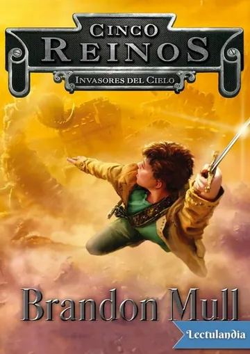 Invasores del Cielo de Brandon Mull, portada del libro
