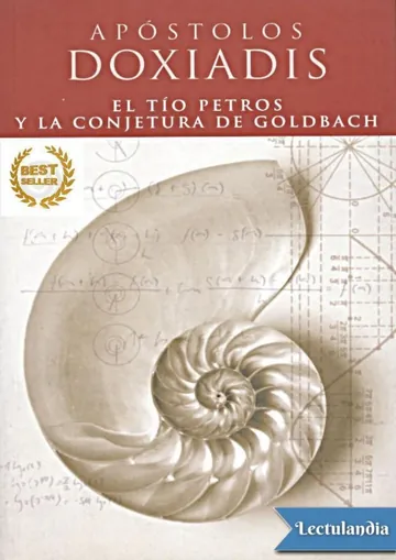 El tío Petros y la conjetura de Goldbach de Apostolos Doxiadis, portada del libro