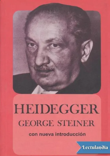 Heidegger de George Steiner, portada del libro