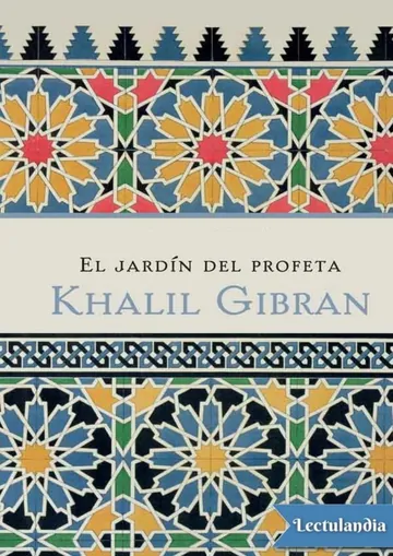 El jardín del profeta de Gibran Khalil Gibran, portada del libro
