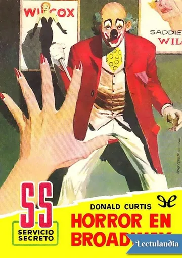 Horror en Broadway de Donald Curtis, portada del libro