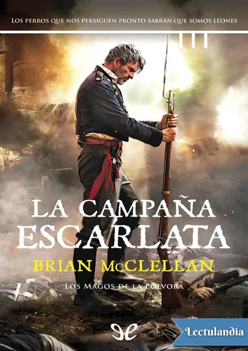 La campaña Escarlata de Brian McClellan, portada del libro