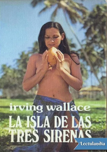 La isla de las tres sirenas de Irving Wallace, portada del libro