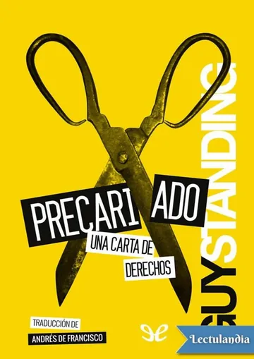 Precariado de Guy Standing, portada del libro