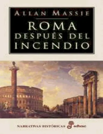 Roma después del incendio de Allan Massie, portada del libro