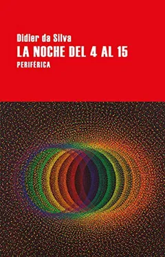 La noche del 4 al 15 de Didier da Silva, portada del libro