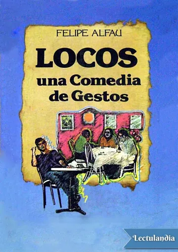 Locos. Una comedia de gestos de Felipe Alfau, portada del libro
