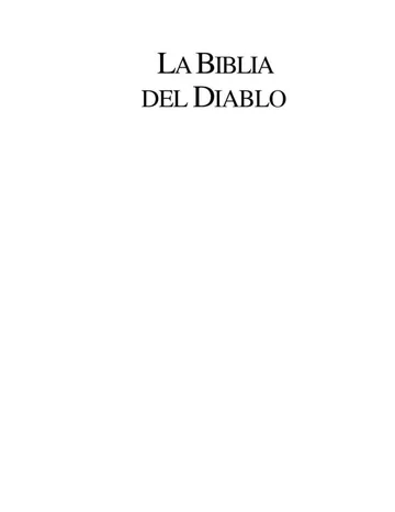 La Biblia del Diablo de Dubell, portada del libro