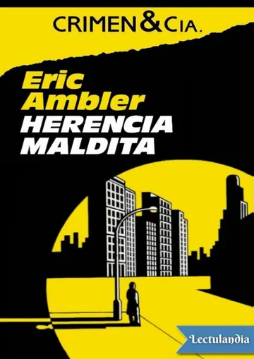 Herencia maldita de Eric Ambler, portada del libro