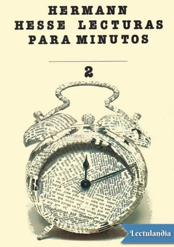 Lecturas para minutos, 2 de Hermann Hesse, portada del libro