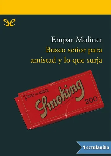Busco señor para amistad y lo que surja de Empar Moliner, portada del libro
