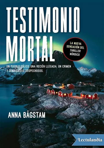 Testimonio mortal de Anna Bågstam, portada del libro