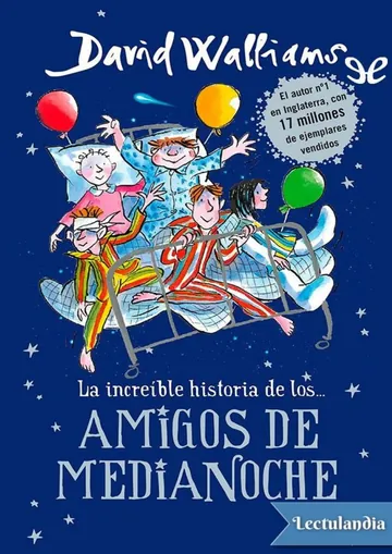 Los amigos de medianoche de David Walliams, portada del libro