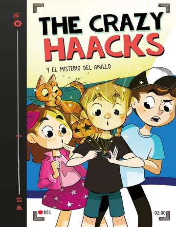 The Crazy Haacks y el misterio del anillo de The Crazy Haacks, portada del libro