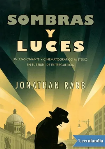 Sombras y luces de Jonathan Rabb, portada del libro