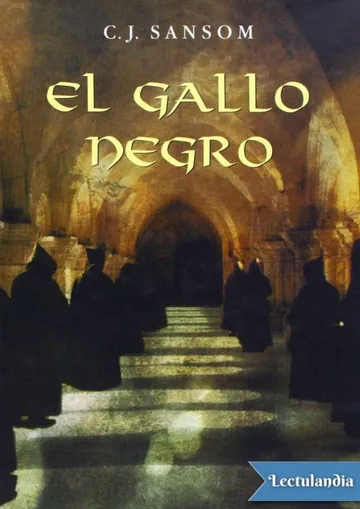 El gallo negro de C. J. Sansom, portada del libro