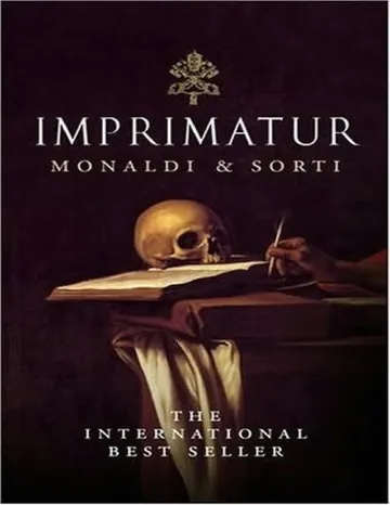 Imprimatur de Rita Monaldi y Francesco Sorti, portada del libro