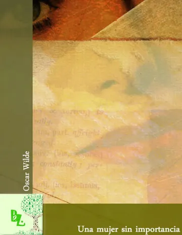 Una mujer sin importancia de Oscar Wilde, portada del libro