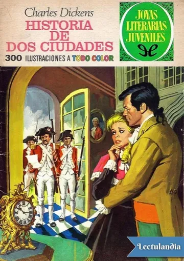 Historia de dos ciudades de Charles Dickens, portada del libro
