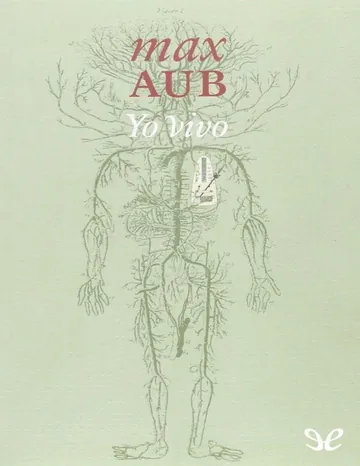 Yo vivo de Max Aub, portada del libro
