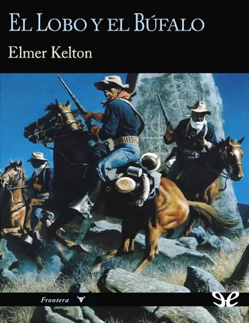 El Lobo y el Búfalo de Elmer Kelton, portada del libro