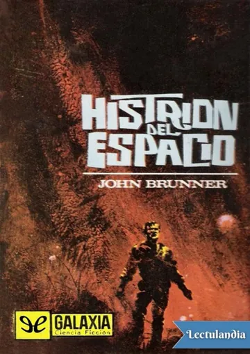 Histrión del espacio de John Brunner, portada del libro