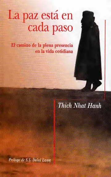 Las paz esta en cada paso de Tich Nhat Hanh, portada del libro