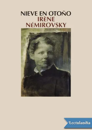 Nieve en otoño de Irène Némirovsky, portada del libro