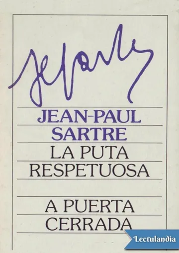 La puta respetuosa. A puerta cerrada de Jean-Paul Sartre, portada del libro