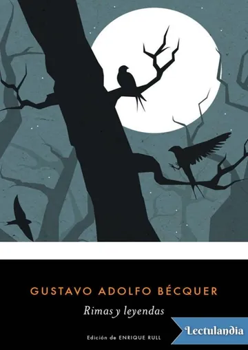 Rimas y leyendas (ed. Enrique Rull) de Gustavo Adolfo Bécquer, portada del libro
