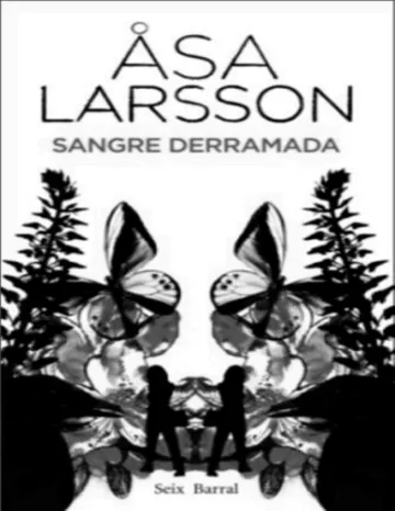 Sangre derramada de Asa Larsson, portada del libro