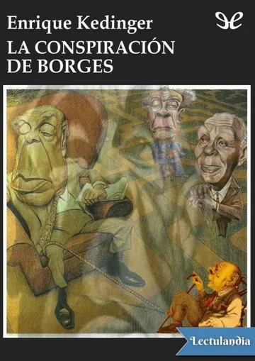 La conspiración de Borges de Enrique Kedinger, portada del libro