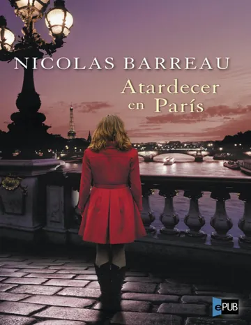 Atardecer en París de Nicolas Barreau, portada del libro