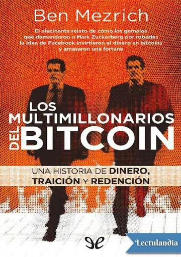 Los multimillonarios del bitcoin de Ben Mezrich, portada del libro