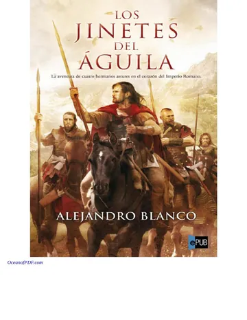 Los jinetes del águila de Alejandro Blanco, portada del libro