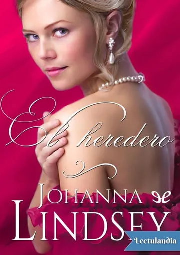 El heredero de Johanna Lindsey, portada del libro