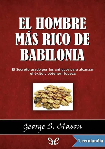 El hombre más rico de Babilonia de George S. Clason, portada del libro
