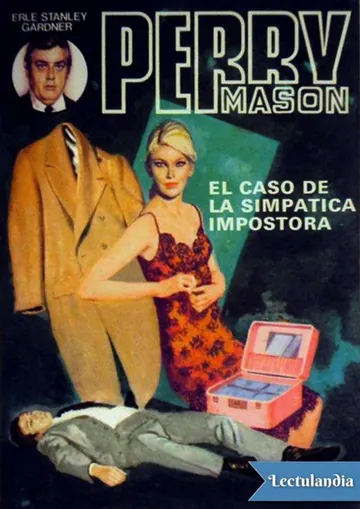El caso de la simpática impostora de Erle Stanley Gardner, portada del libro