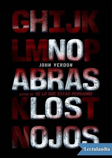 No abras los ojos de John Verdon, portada del libro