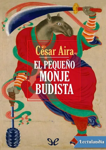 El pequeño monje budista de César Aira, portada del libro