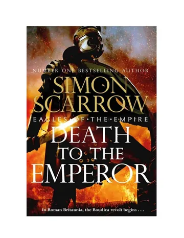 Muerte al Emperador de Simon Scarrow, portada del libro