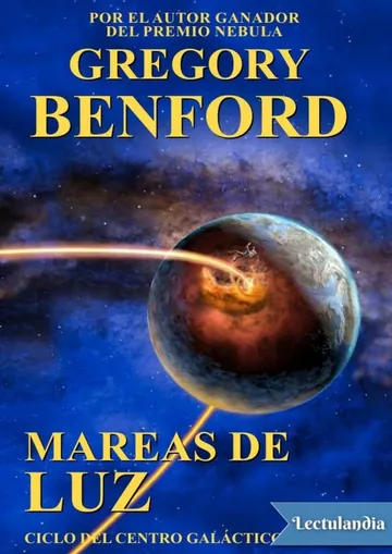 Mareas de luz de Gregory Benford, portada del libro