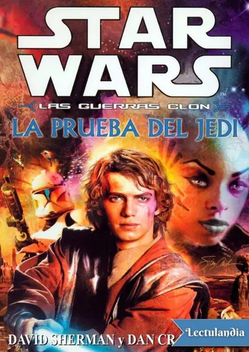 La prueba del Jedi de David Sherman, portada del libro