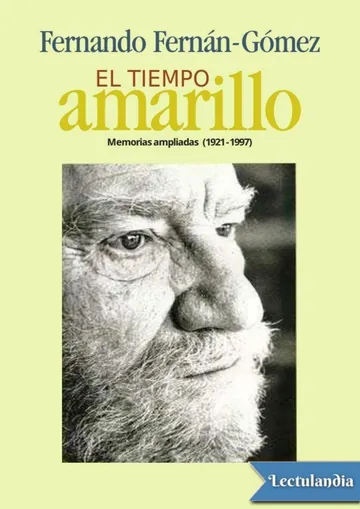 El tiempo amarillo de Fernando Fernán Gómez, portada del libro