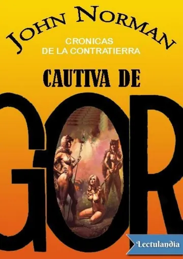 Cautiva de Gor de John Norman, portada del libro